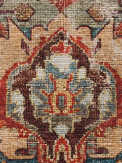 Vintage-Teppich, Dunkelrot -Haushaltsgegenstände Geschäft Ranishwar VintageTeppich Mehrfarbig Dunkelrot 152x230 lup