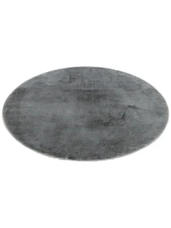 Kunstfell-Teppich, Anthrazit -Haushaltsgegenstände Geschäft Ranua KunstfellTeppich Dunkelgrau Anthrazit 160rund fper