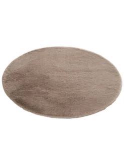 Kunstfell-Teppich, Cappuccino -Haushaltsgegenstände Geschäft Ranua Kunstfellteppich braun cappuccino rund100 fper