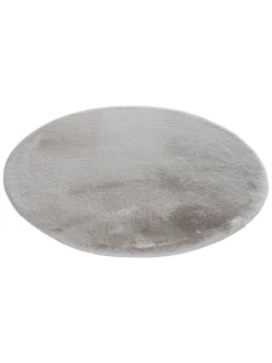 Kunstfell-Teppich, Silver -Haushaltsgegenstände Geschäft Ranua Kunstfellteppich hellgrau silver rund100 fper