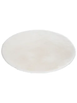 Kunstfell-Teppich, Snow -Haushaltsgegenstände Geschäft Ranua Kunstfellteppich weiss snow rund100 fper