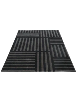 Moderner Teppich, Anthrazit -Haushaltsgegenstände Geschäft Rieseby ModernerTeppich Dunkelgrau Anthrazit 160x230 fper