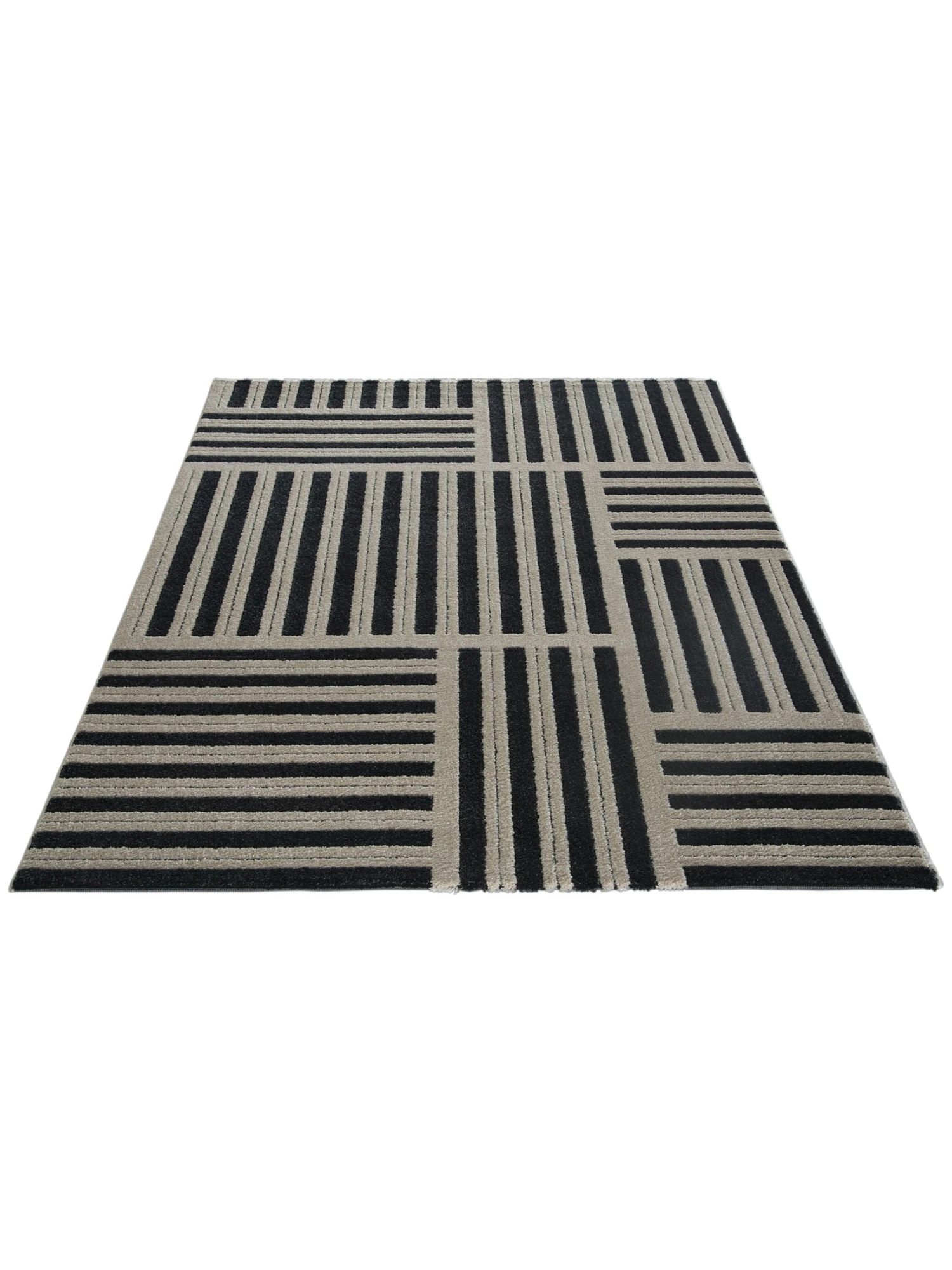 Moderner Teppich, Black/White 3 Moderner Teppich, Black/White – Bild 3