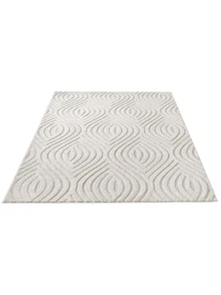 Moderner Teppich, Offwhite -Haushaltsgegenstände Geschäft Rombo ModernerTeppich Creme Offwhite 160x230 fper