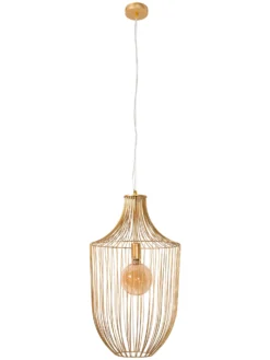 Hängeleuchte, Gold -Haushaltsgegenstände Geschäft Sakata Pendelleuchte Gold 35x35x120 per3