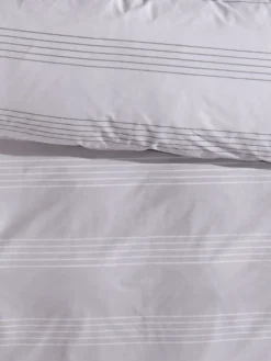 Renforcé-Bettwäsche, Grau/Weiss 9 Renforcé-Bettwäsche, Grau/Weiss -Haushaltsgegenstände Geschäft Salieri Bettwaesche Grau GrauWeiss 135x200 lup