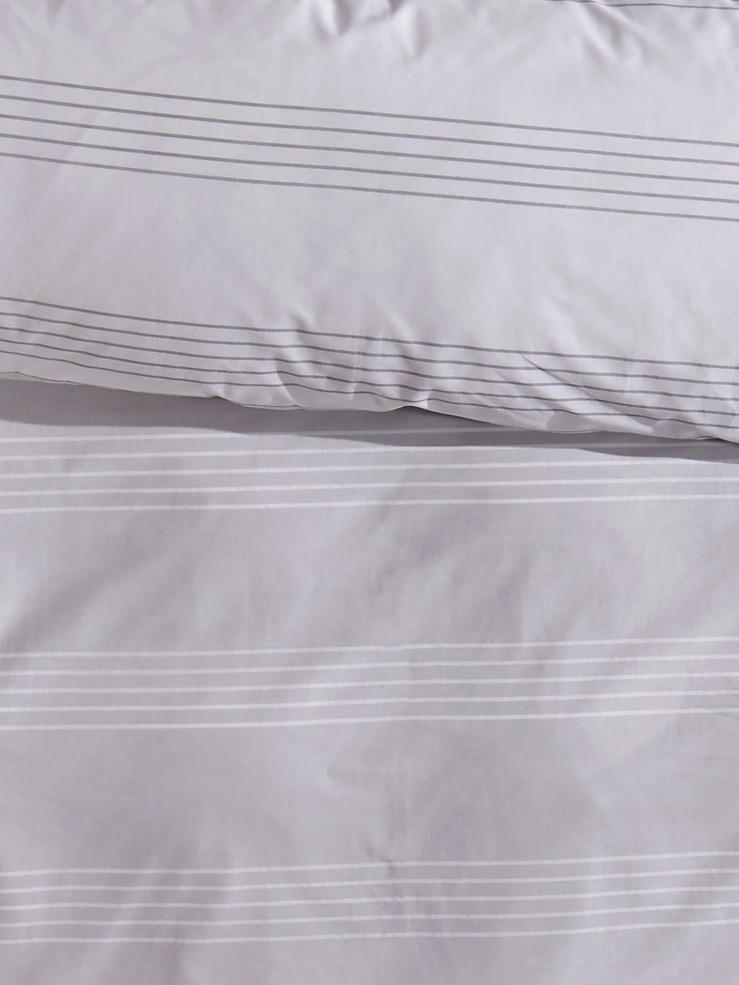 Renforcé-Bettwäsche, Grau/Weiss 5 Renforcé-Bettwäsche, Grau/Weiss – Bild 5