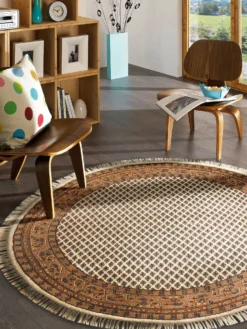 Orient-Teppich, Creme