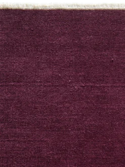 Flachgewebe-Teppich, Aubergine -Haushaltsgegenstände Geschäft Senado FlachgewebeTeppich Dunkelrot Aubergine lup