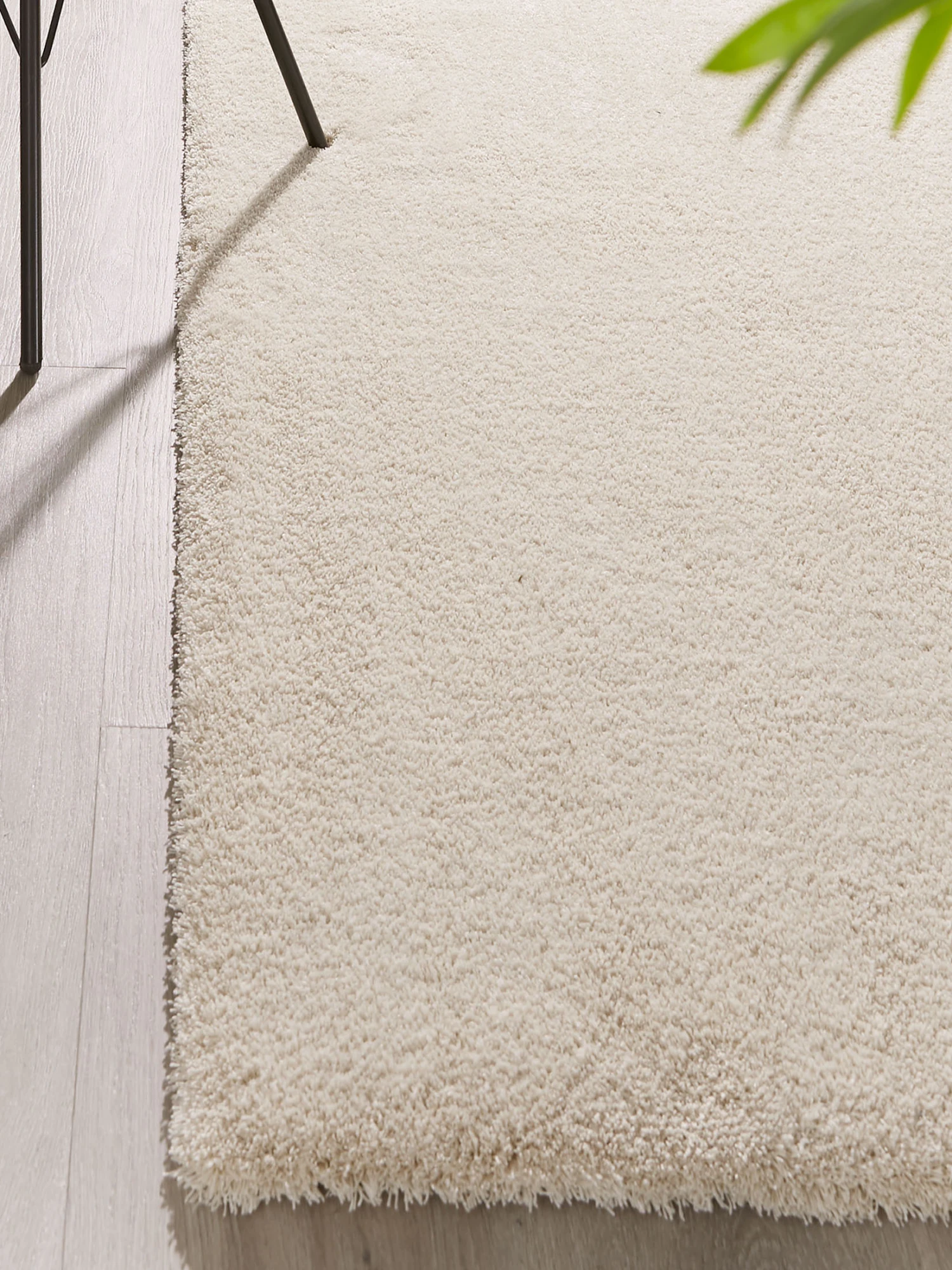 Hochflor-Teppich, Weiss 2 Hochflor-Teppich, Weiss – Bild 2