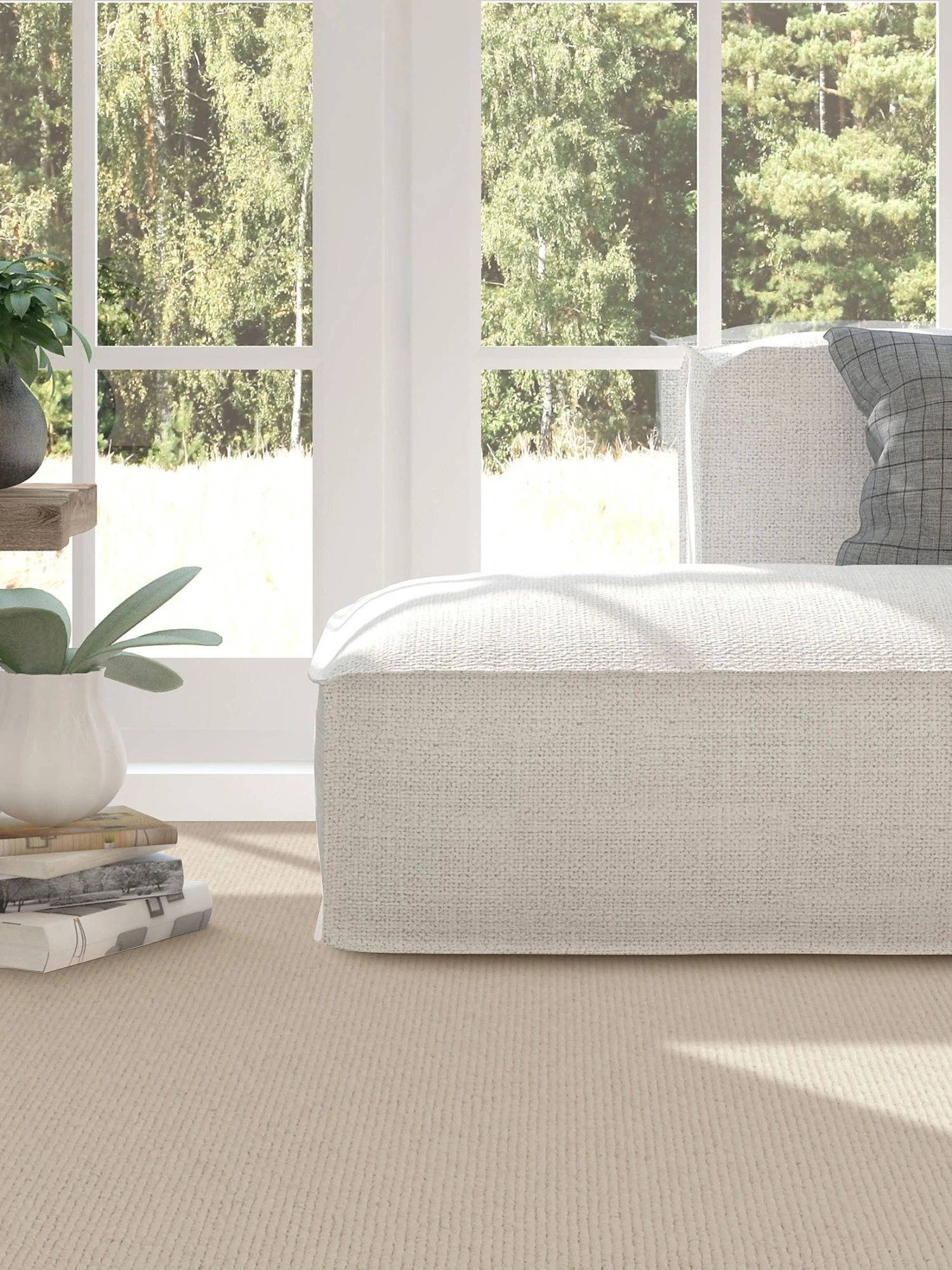 Naturfaser-Teppichboden, Berber 1 Naturfaser-Teppichboden, Berber