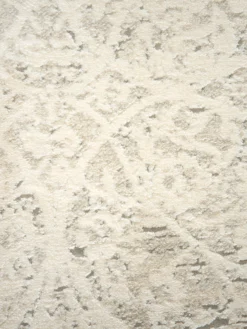 Vintage-Teppich, Ivory -Haushaltsgegenstände Geschäft Silverdale VintageTeppich Grau Silber 160x230 lup