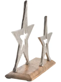 Aufsteller, Silber -Haushaltsgegenstände Geschäft Silverstars Aufsteller Silber 8x28x202C3 per2