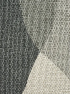 Flachgewebe-Teppich, Grau-Weiss -Haushaltsgegenstände Geschäft Skelby FlachgewebeTeppich Grau GrauWeiss 90x160 lup