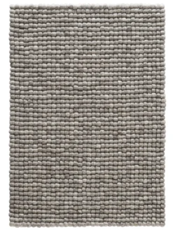 Filzkugel-Teppich, Stone Grey