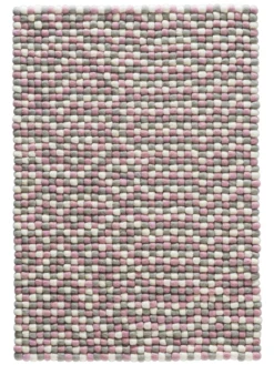 Filzkugel-Teppich, Rose