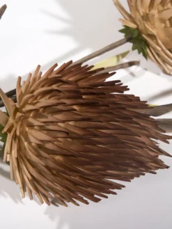 Kunstblume, Lila -Haushaltsgegenstände Geschäft Softflower Kunstblume Braun Lila 15x94 lup