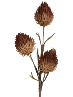 Kunstblume, Lila -Haushaltsgegenstände Geschäft Softflower Kunstblume Braun Lila 15x94 pla2