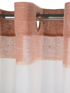 Ösenschal, Terra 6 Ösenschal, Terra -Haushaltsgegenstände Geschäft Sontje Gardine Oesenschal Rot Terra 140x245 lup1