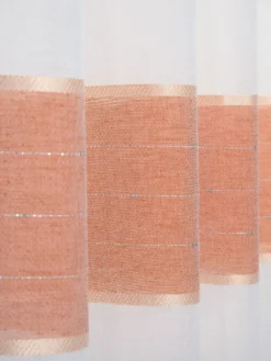 Ösenschal, Terra 7 Ösenschal, Terra -Haushaltsgegenstände Geschäft Sontje Gardine Oesenschal Rot Terra 140x245 lup2