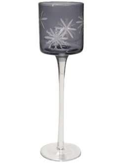 Teelichthalter, Grau