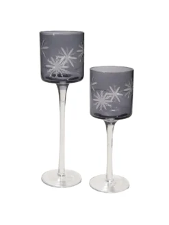 Teelichthalter, Grau -Haushaltsgegenstände Geschäft StarLightUp Teelichthalter Grau set