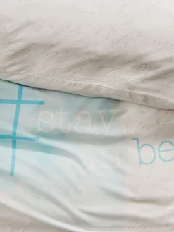 Bettwäsche, Azur -Haushaltsgegenstände Geschäft StayInBed Bettwaesche hellblau Azur 135x200 lup