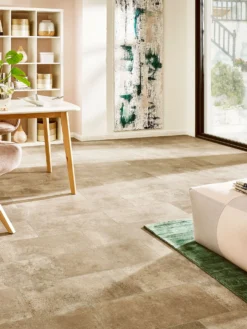 Klick-Laminat, Zement Estrich Sand