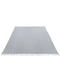 Baumwoll-Teppich, Hellblau -Haushaltsgegenstände Geschäft Summerweave Handwebteppich hellblau per2