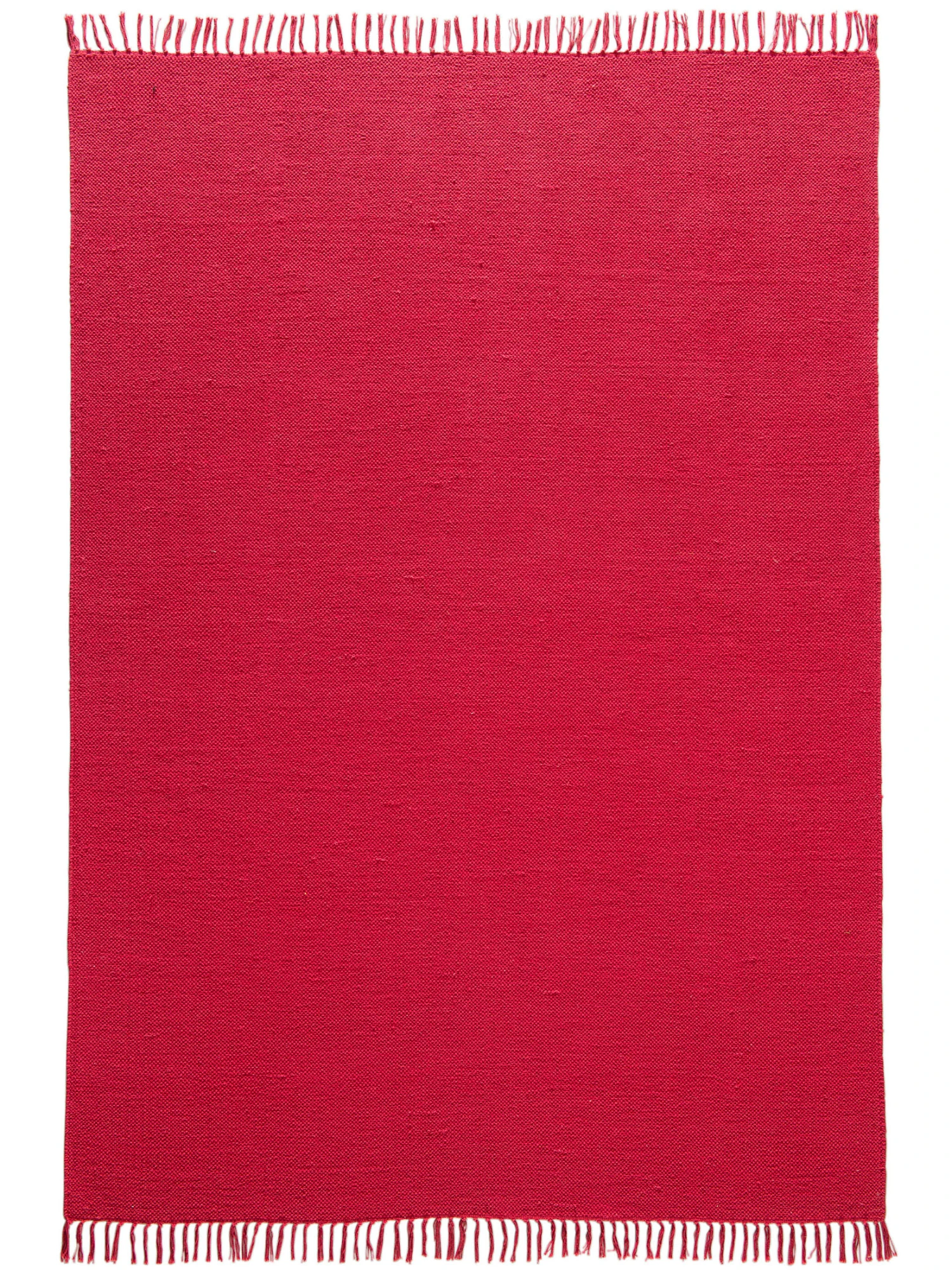 Baumwoll-Teppich, Himbeerrot 2 Baumwoll-Teppich, Himbeerrot – Bild 2