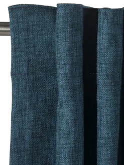 Vorhang Mit Gardinenband, Petrol -Haushaltsgegenstände Geschäft Sunna Gardine VerdeckteSchlaufe Blau Petrol 140x245 lup1