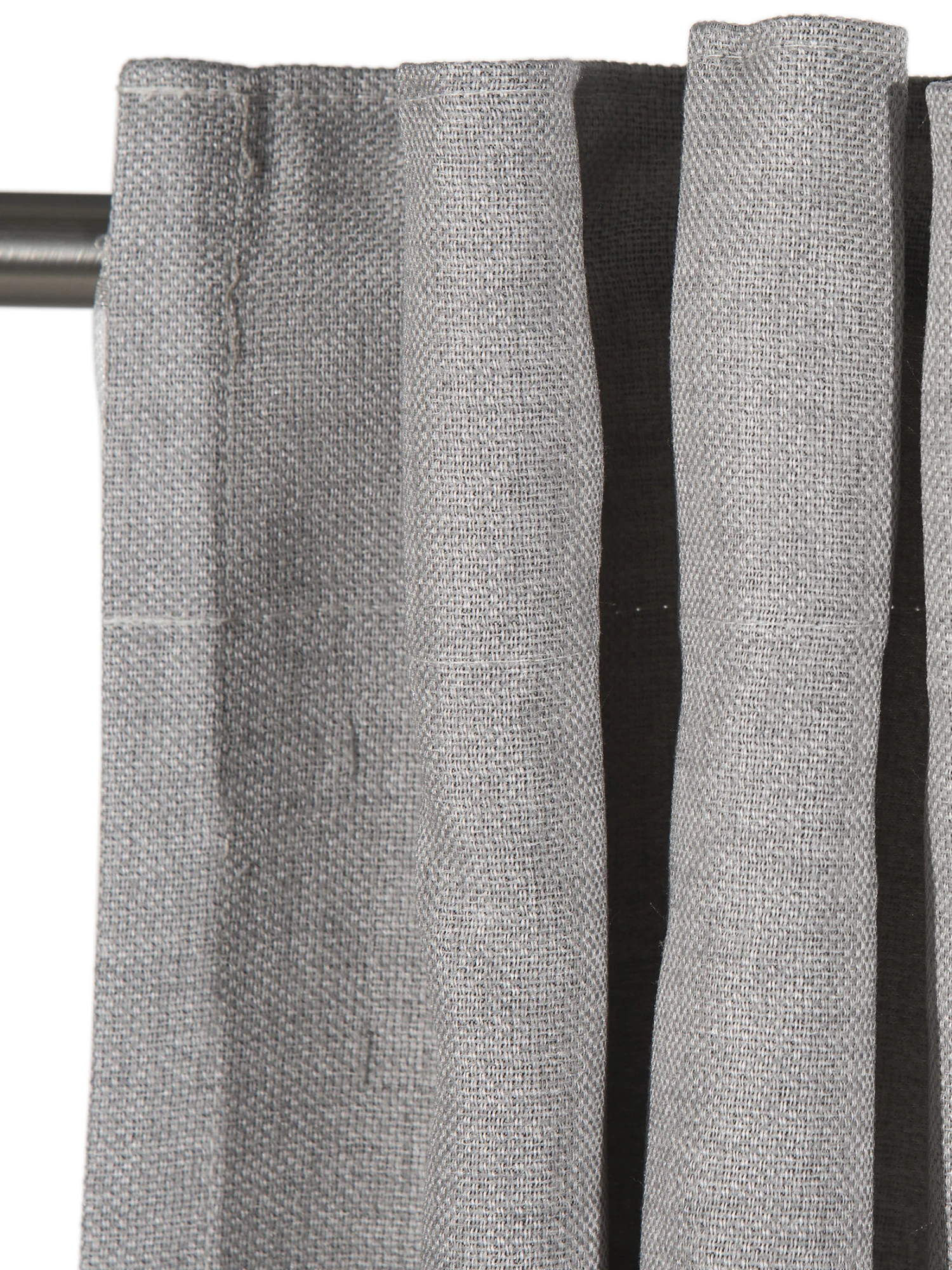 Vorhang Mit Gardinenband, Silber 4 Vorhang Mit Gardinenband, Silber – Bild 4