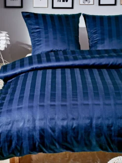 Satin-Bettwäsche, Marine