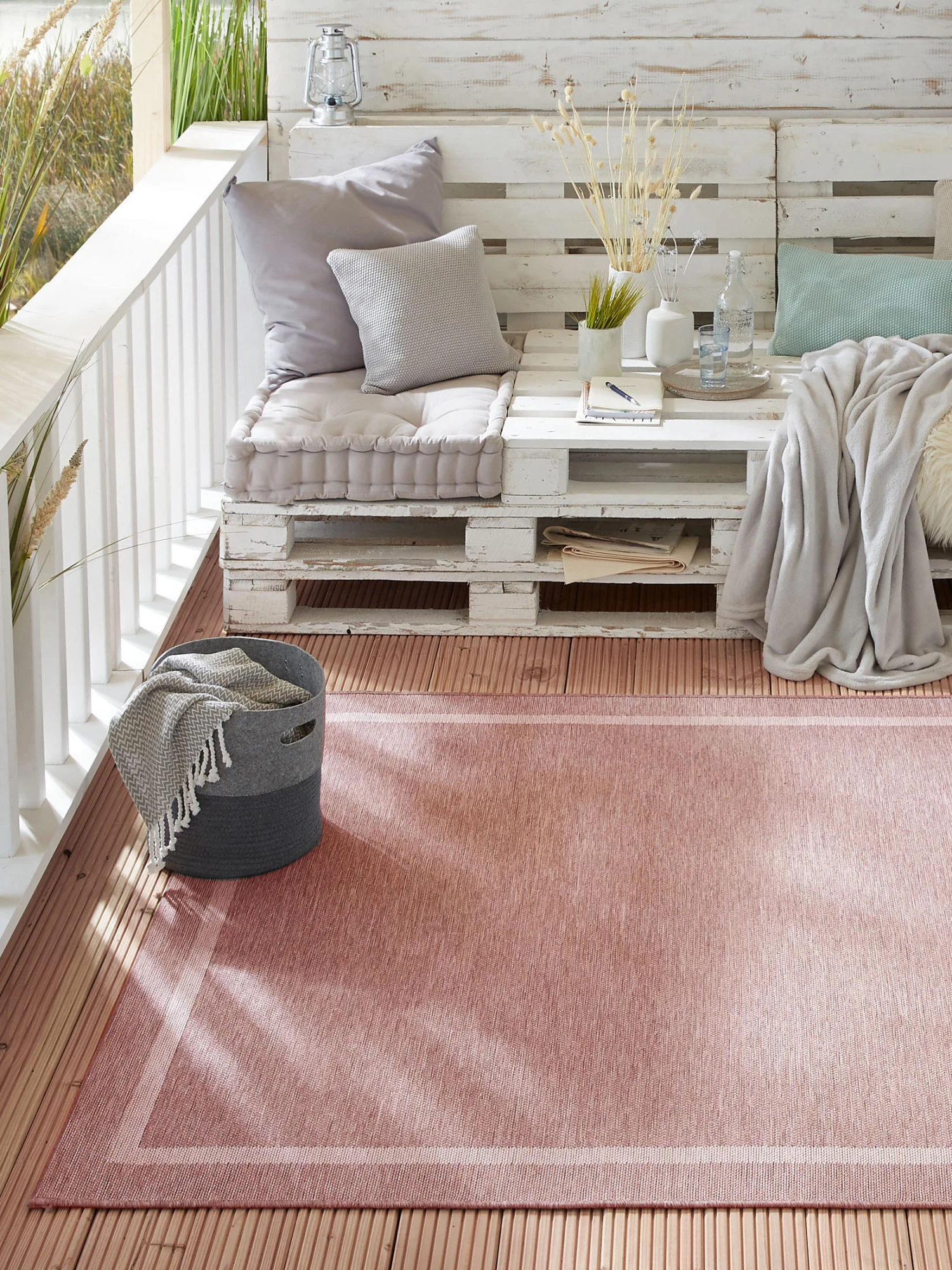 Outdoor-Teppich, Rose