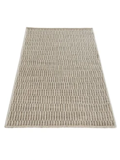 Outdoor-Teppich, Sand -Haushaltsgegenstände Geschäft Talagante Flachgewebeteppich Beige Sand 80x150 fper2