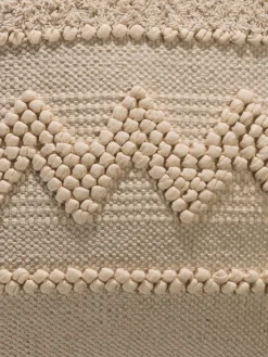 Kissen, Nature -Haushaltsgegenstände Geschäft Talamanca Kissen Weiss Offwhite 45x45 lup