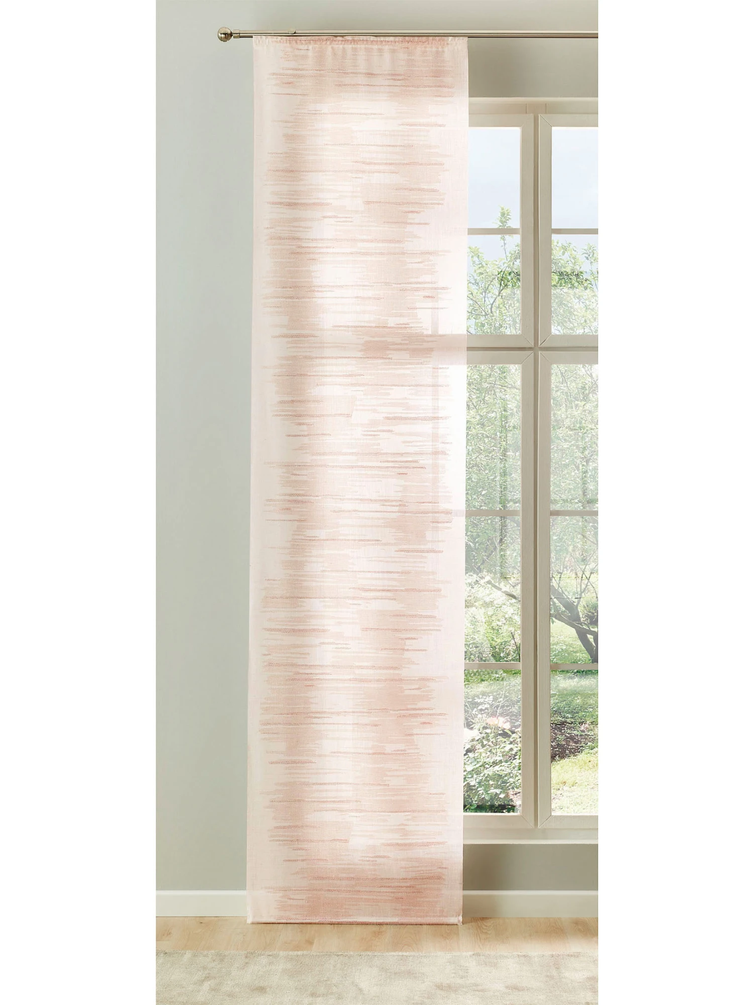 Flächenvorhang, Rost 1 Flächenvorhang, Rost