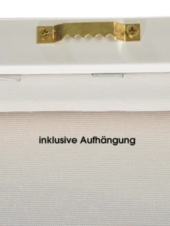 Leinwand-Druck-handbemalt, Beige/Weiss -Haushaltsgegenstände Geschäft Theodora Druckgerahmt Beige BeigeWeiss 30x40 ruk