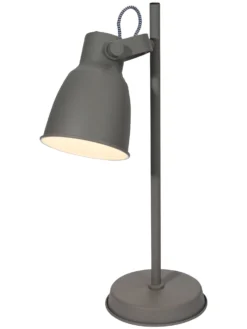 Tischleuchte, Sand Grey -Haushaltsgegenstände Geschäft Timelessi Tischleuchte Grau SandGrey 16x28x46 per1