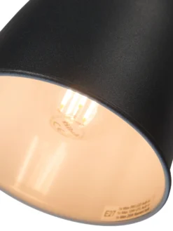 Tischleuchte, Sand Black -Haushaltsgegenstände Geschäft Timelessi Tischleuchte Schwarz SandBlack 16x28x46 lup1