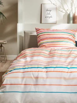 Renforcé-Bettwäsche, Koralle