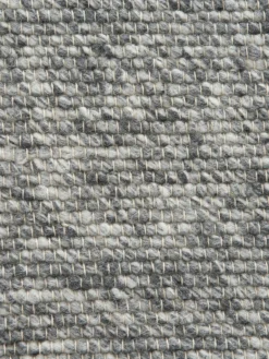 Handweb-Teppich, Dark Grey -Haushaltsgegenstände Geschäft Tjaellmo HandwebTeppich Dunkelgrau DarkGrey 200rund lup