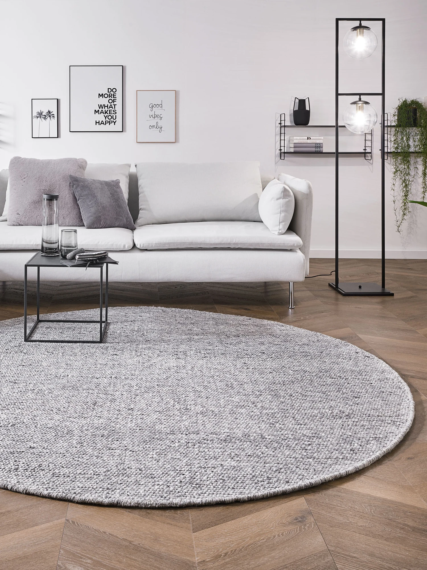 Woll-Teppich, Grey 1 Woll-Teppich, Grey