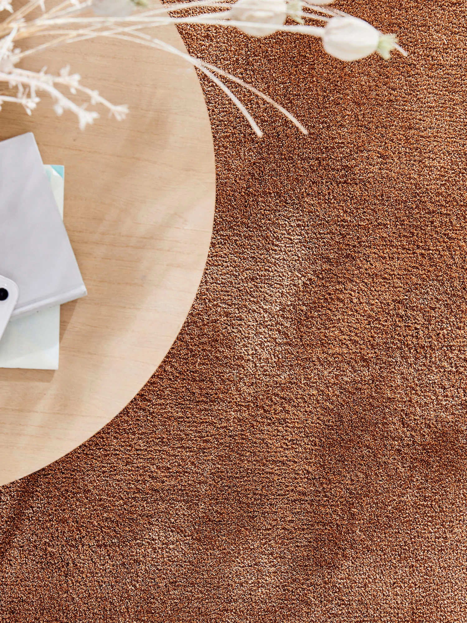 Velours-Teppichboden, Kupfer 94 2 Velours-Teppichboden, Kupfer 94 – Bild 2