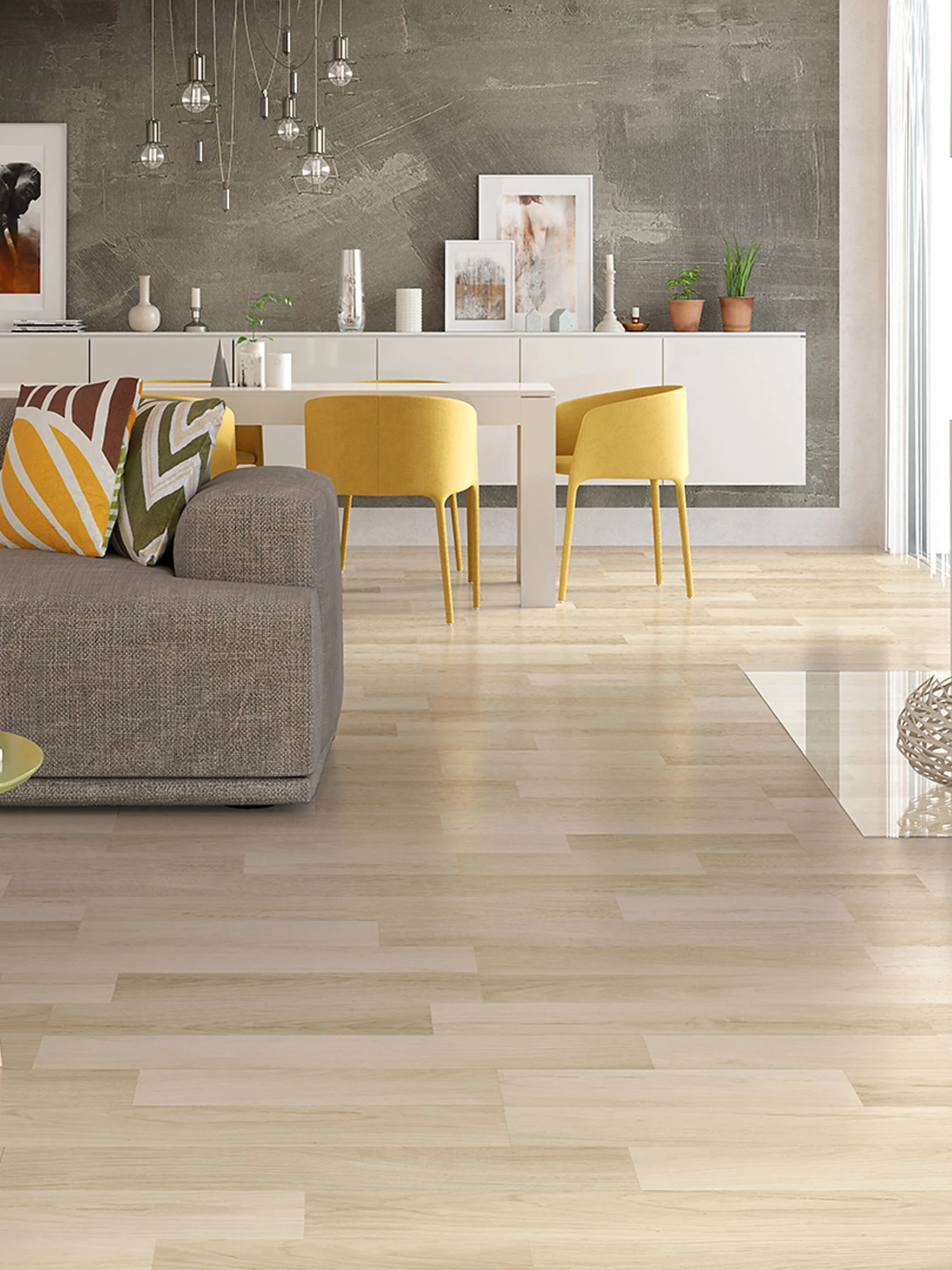 Klick-Laminat, Eiche Hell 62250 1 Klick-Laminat, Eiche Hell 62250