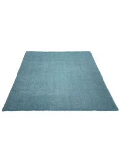 Hochflor-Teppich, Türkis 6 Hochflor-Teppich, Türkis -Haushaltsgegenstände Geschäft Touch UniTeppich blau tuerkis 160x230 fper