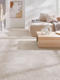 Langflor-Teppichboden, Creme 60
