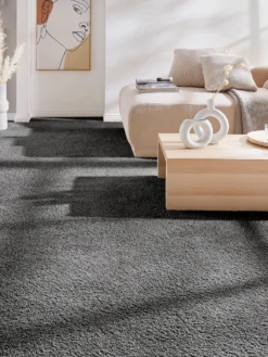 Langflor-Teppichboden, Schiefer 77