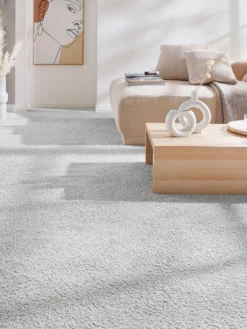 Langflor-Teppichboden, Silber 75