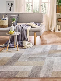 Moderner Teppich, Gold